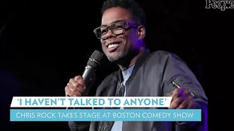 Chris Rock Says "I Haven't Talked to Anyone Despite What You Heard" at Comedy Show | PEOPLE