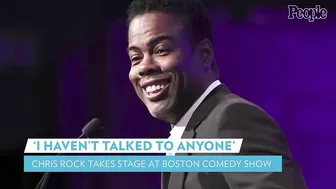 Chris Rock Says "I Haven't Talked to Anyone Despite What You Heard" at Comedy Show | PEOPLE