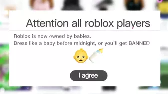 If A Baby Owns ROBLOX ????