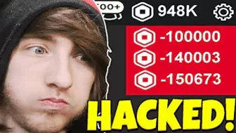 This Roblox Youtuber Got HACKED LIVE