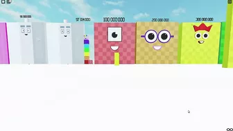 NUMBERBLOCKS FROM 1 TO 1,000,000,000 VERY LARGE NUMBERS | ROBLOX