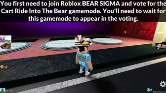 HOW TO GET THE "PIZZA" BADGE IN BEAR SIGMA! | ROBLOX