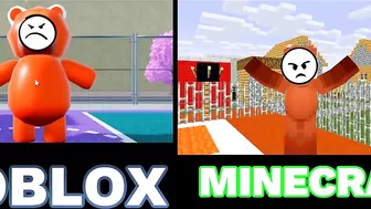 Mama's Girl Turning Red DODGEBALL SCENE ROBLOX Vs. Minecraft!