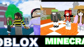 Mama's Girl Turning Red DODGEBALL SCENE ROBLOX Vs. Minecraft!