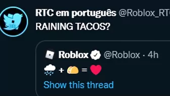 ROBLOX brought back IT'S RAINING TACOS