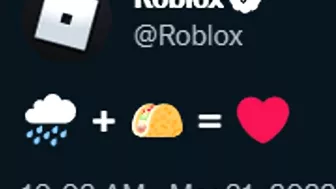 ROBLOX brought back IT'S RAINING TACOS