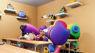 Mr. P in SCHOOL! (Brawl Stars 3D)