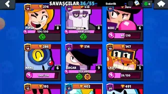 BRAWL STARS YOPMAIL HESABI OHA 5 EFSANEVI VAR ????????????