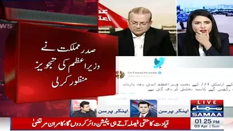 Speaker ka faisla challenge nahi kiya jasakta - Imran Riaz Khan ka tajzia - SAMAATV