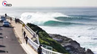 Beach in Sydney flooded by high tide | Natural Disaster 2022