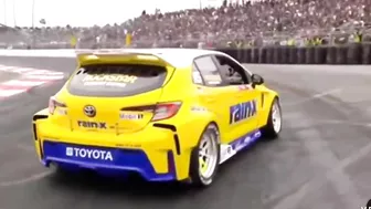 GR Toyota Corolla Reveal at Formula Drift long beach 2022