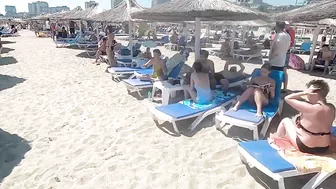 Part 2 Chia Beach 4K, splendor in the sun  4K video, Bikini Beach,  Constanta, Mamaia Beach.