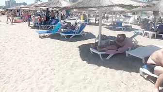 Part 2 Chia Beach 4K, splendor in the sun  4K video, Bikini Beach,  Constanta, Mamaia Beach.