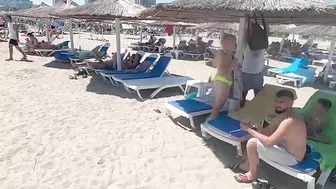 Part 2 Chia Beach 4K, splendor in the sun  4K video, Bikini Beach,  Constanta, Mamaia Beach.