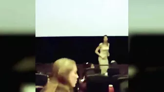 Funny Mom Does Comedy Set in Theater After Projector Breaks