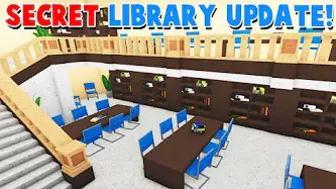 SECRET Library UPDATE In Bloxburg! *IT'S BACK* (Roblox)