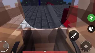 trolling my friend in a 1v1.. lol (roblox bedwars)