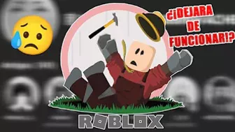 AHORA ROBLOX DEJARÁ DE FUNCIONAR REALMENTE POR ESTO...?????