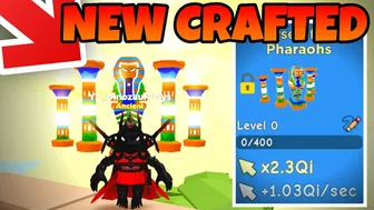 I CRAFTED THE NEW CURSE OF THE PHARAOHS In Roblox Clicker Simulator (Update 13)