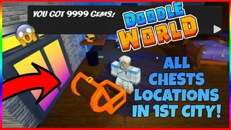 DOODLE WORLD - ALL CHEST LOCATIONS IN SKETCHVALE / ROUTE 1 -  ROBLOX