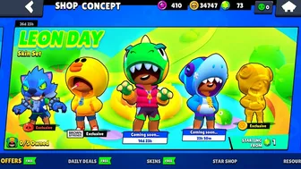 LEON DAY BRAWL STARS!???????? concept