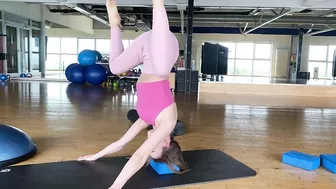 #contortion #yoga headstand - Split - balance | Stretching and Contortion | Yoga Training