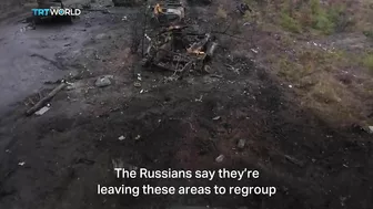 TRT World visits graveyard of Russian tanks destroyed by Ukraine