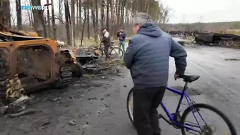 TRT World visits graveyard of Russian tanks destroyed by Ukraine