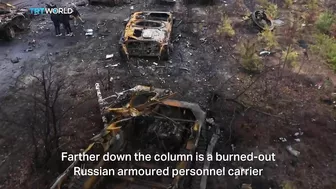 TRT World visits graveyard of Russian tanks destroyed by Ukraine