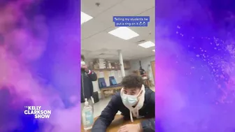 Watch Viral TikTok Of Adorable Student Reactions To Teacher's Surprise Engagement