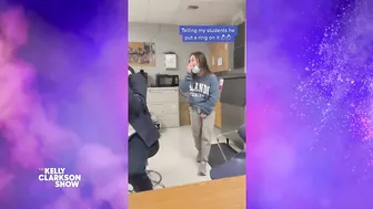 Watch Viral TikTok Of Adorable Student Reactions To Teacher's Surprise Engagement