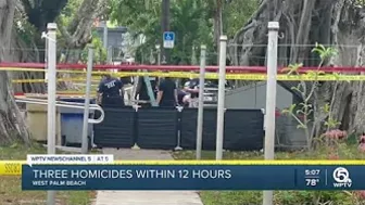 String of homicides rattles West Palm Beach residents