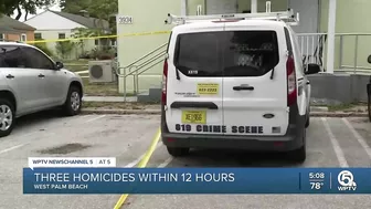 String of homicides rattles West Palm Beach residents