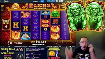 ** 5 LIONS MEGAWAYS HITS INSANE!! ** (Live Stream Highlight Reaction)