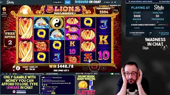 ** 5 LIONS MEGAWAYS HITS INSANE!! ** (Live Stream Highlight Reaction)