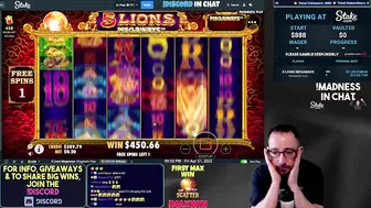 ** 5 LIONS MEGAWAYS HITS INSANE!! ** (Live Stream Highlight Reaction)