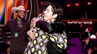 Taehyung Posted Video with Jon Batiste on Instagram!  (BTS V Grammys Las Vegas 방탄소년단]