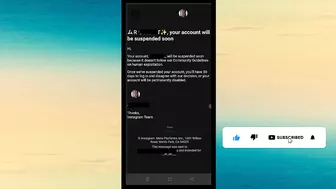 Your Account Will Be Suspended Soon Instagram Problem | Instagram Account Suspended | Disabled Insta