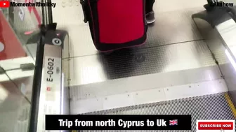 Travel with me to Uk!! From north Cyprus Ercan airport | Holiday