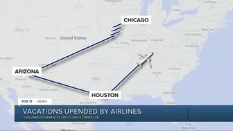 Spring break travel problems plague West Michiganders