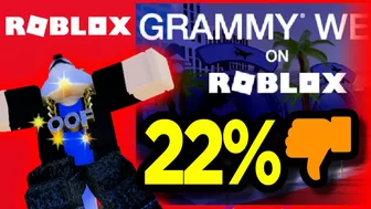 Roblox's Grammy Event SUCKED