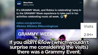 Roblox's Grammy Event SUCKED