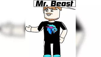 Dream and Mr  Beast vs Jenna on Roblox