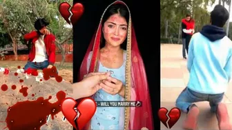 Sad Breakup ???????????? MX Taka Tak video #Tiki_love_story????Fnuuy sad tikTOK shayari #Hindi moj part 259