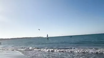 Walking on Cabarete Beach