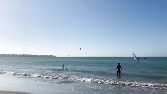 Walking on Cabarete Beach