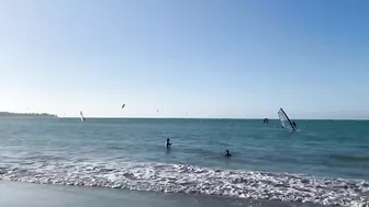 Walking on Cabarete Beach