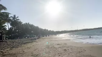 Walking on Cabarete Beach