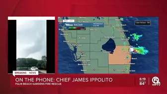 Brush fires extinguished in Palm Beach Gardens after severe storms