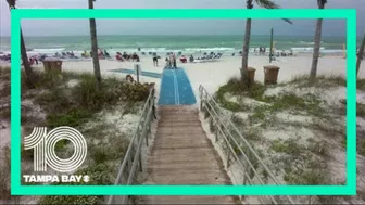 Beach in St. Pete unveils nonslip pathways to help with mobility challenges